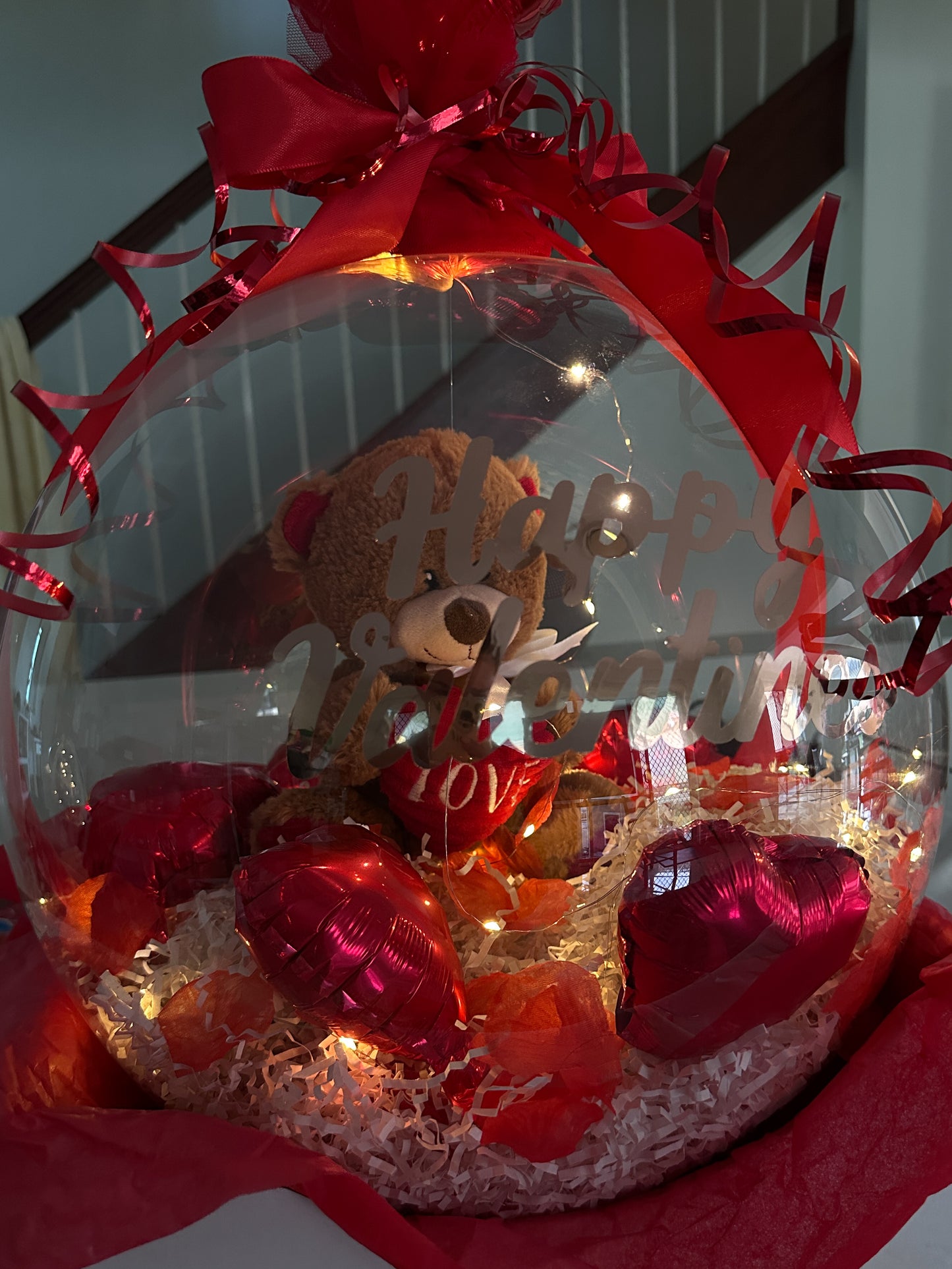 Valentines Teddy Balloon