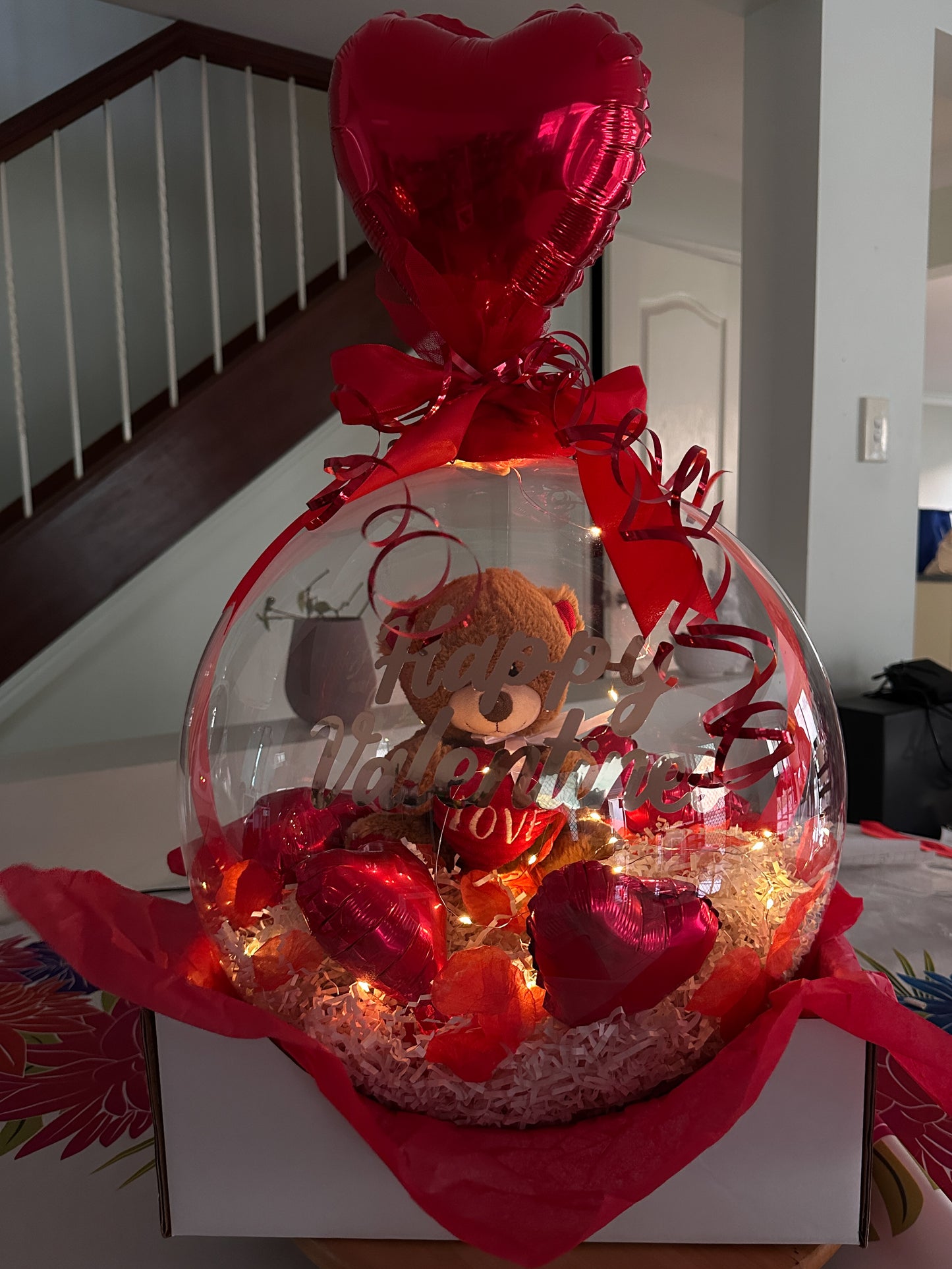 Valentines Teddy Balloon