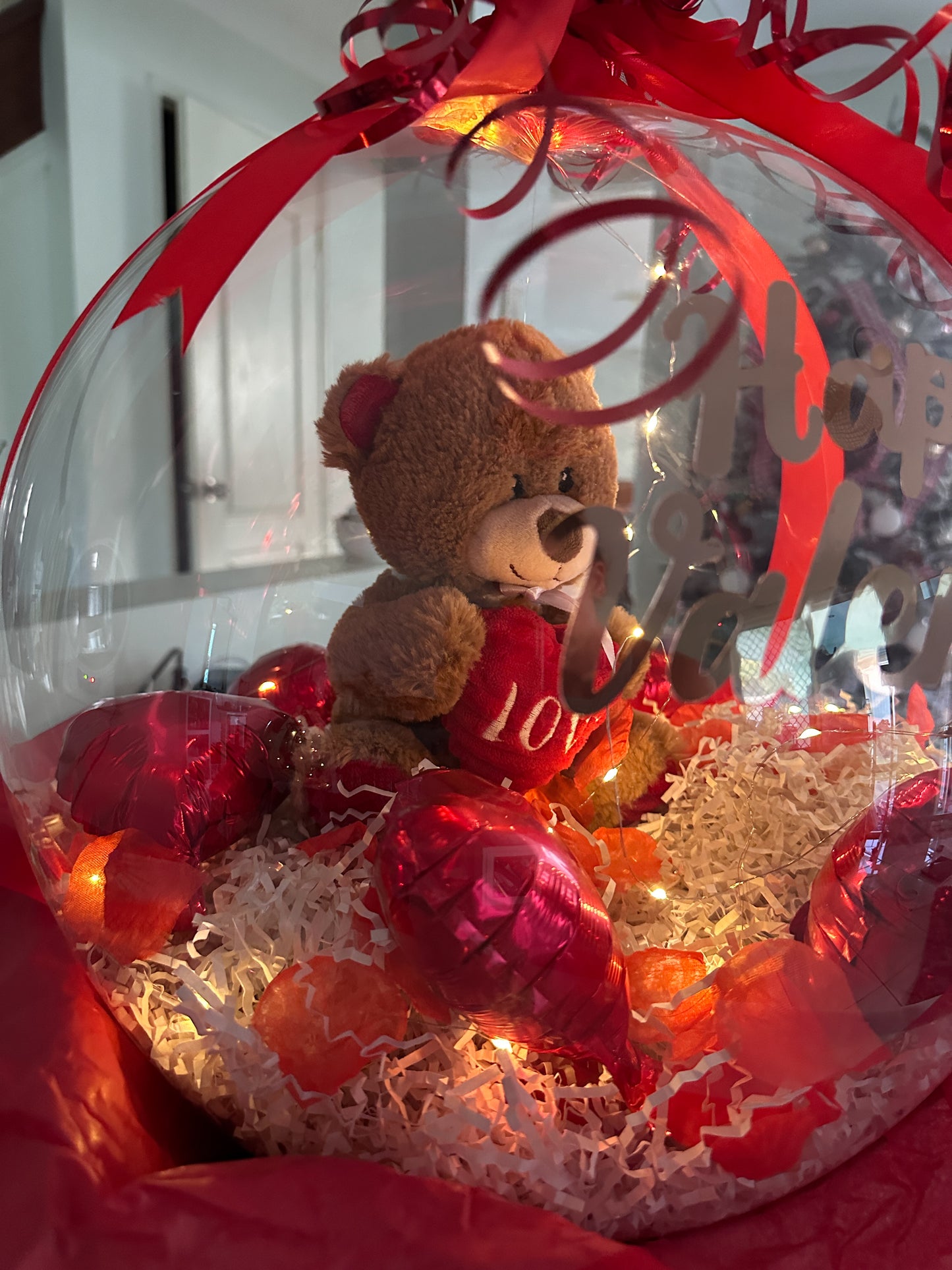 Valentines Teddy Balloon