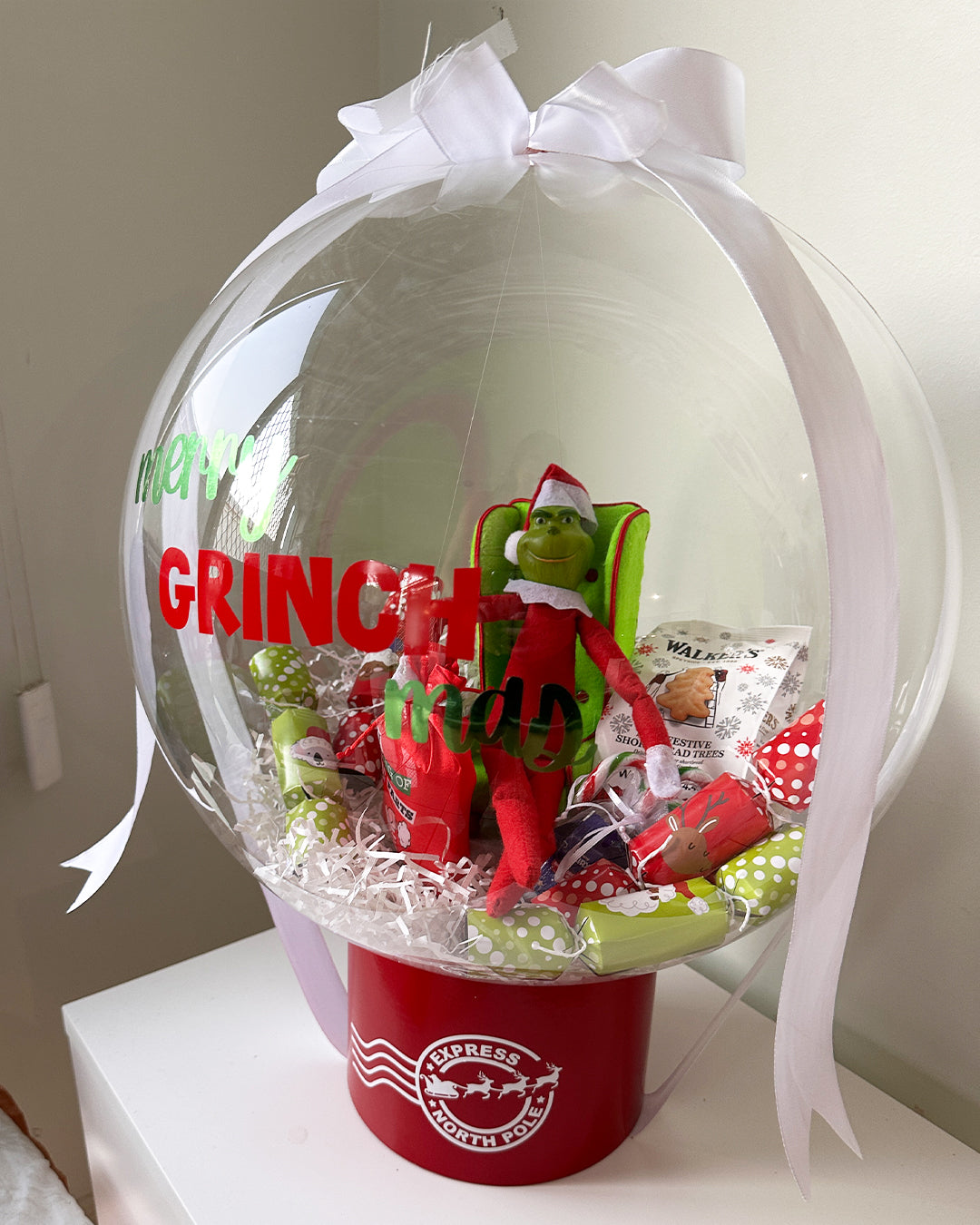 Merry Grinchmas Elf On The Shelf With Chair